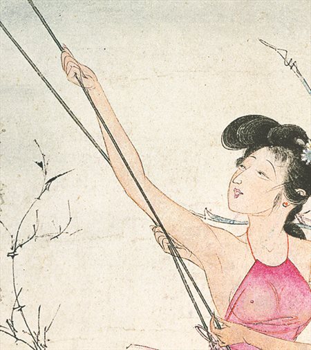 上饶-胡也佛的仕女画和最知名的金瓶梅秘戏图